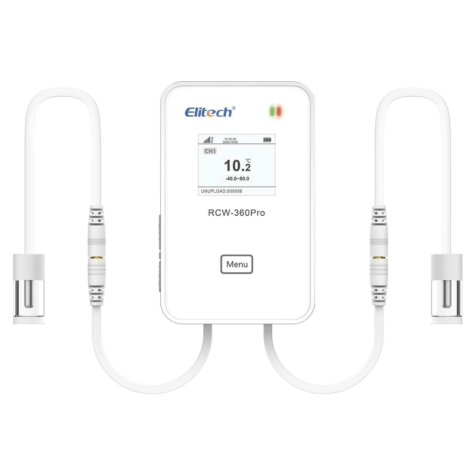 Elitech 4G or WiFi Real-Time Temperature Humidity CO2 Digital Data Logger, Diverse Replaceable Probes, 100000 Points, Cloud Data Storage, SMS/Email/APP/Web Alarm,Dual External Expansion Channel,RCW-360Pro-DC - Image 14