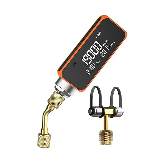 EMG-20V Intelligent HVAC Digital Manifold+VGW-Mini Vacuum Microns Digital Microns Gauge HVAC Refrigerant Vacuum Tester 1/4" - Image 4