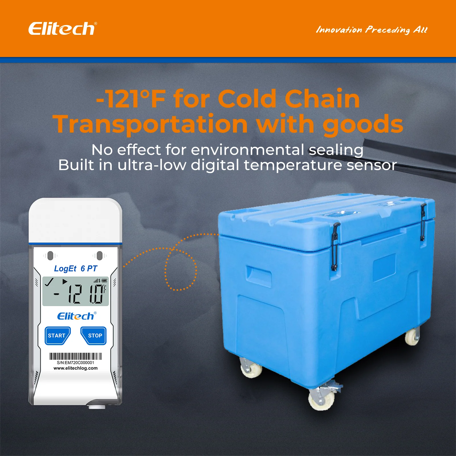 Elitech Dry Ice Single-use USB Temperature Data Logger -85℃~50℃, 30 Days(Logging interval 5 min), 16000 Points, Shadow Data, PDF Report, LogEt 6 PT - Image 8