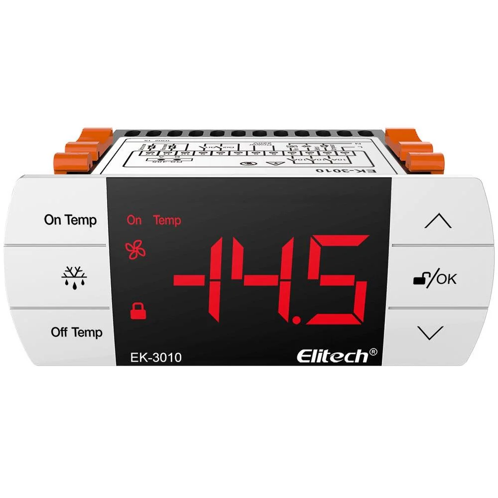 Elitech EK-3010 Digital Temperature Controller Temp Control Panel Thermostat with Temperature Probe 110V - Image 2