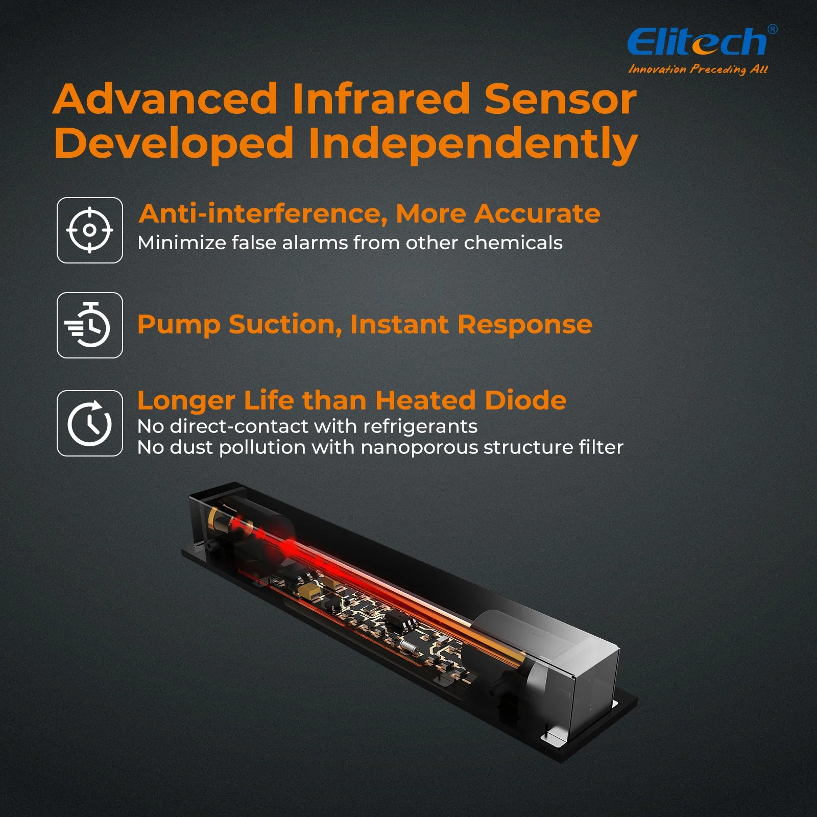 Elitech ILD-200 Infrared Refrigerant HVAC Leak Detector Sensitivity up ato 0.14oz/yr for Air Conditioner and Automotive Repair - Image 4