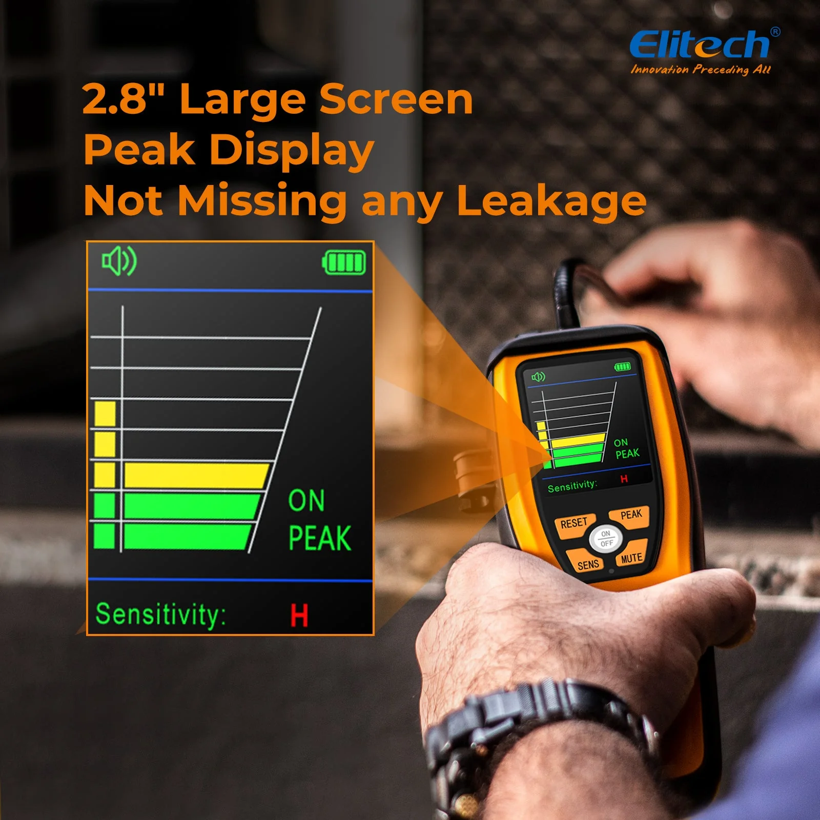 Elitech ILD-200 Infrared Refrigerant HVAC Leak Detector Sensitivity up ato 0.14oz/yr for Air Conditioner and Automotive Repair - Image 5