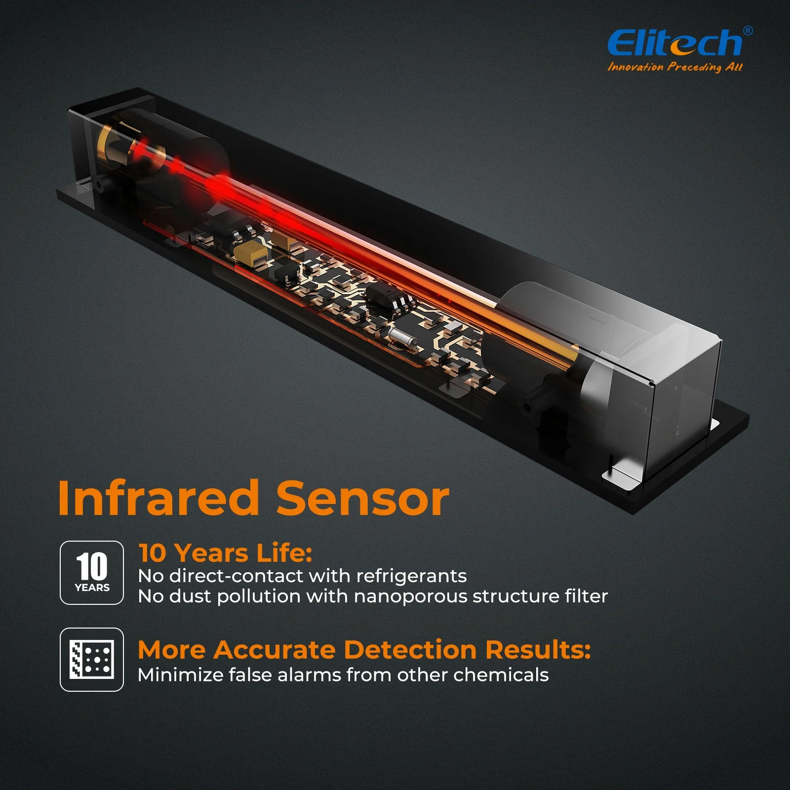 Elitech Infrared Refrigerant HVAC Leak Detector ILD-300 Detect All HFC, CFC, HCFC, HFO and Blends - Image 3