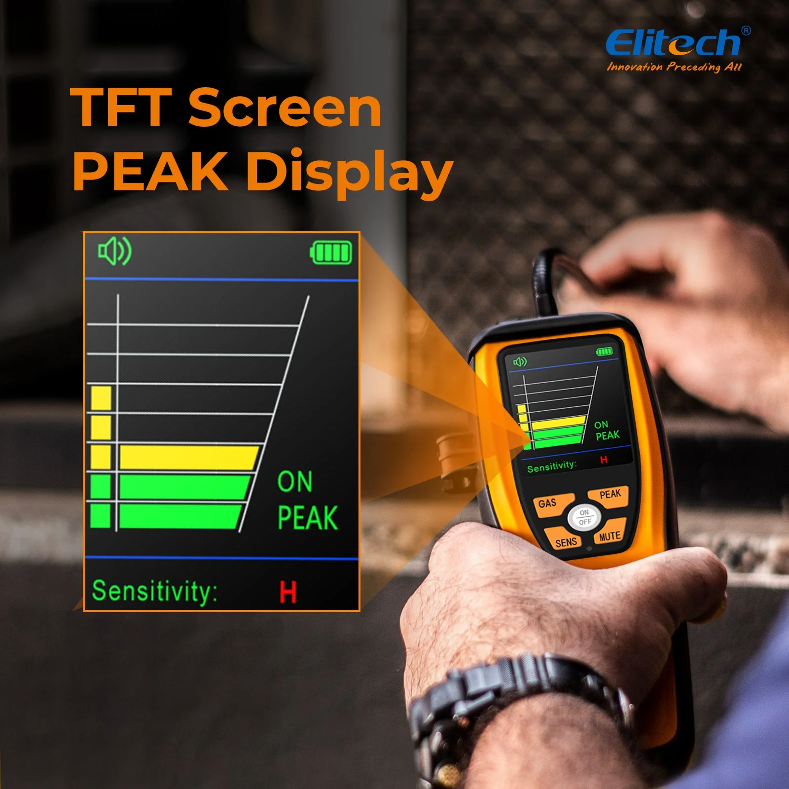 Elitech Infrared Refrigerant HVAC Leak Detector ILD-300 Detect All HFC, CFC, HCFC, HFO and Blends - Image 4