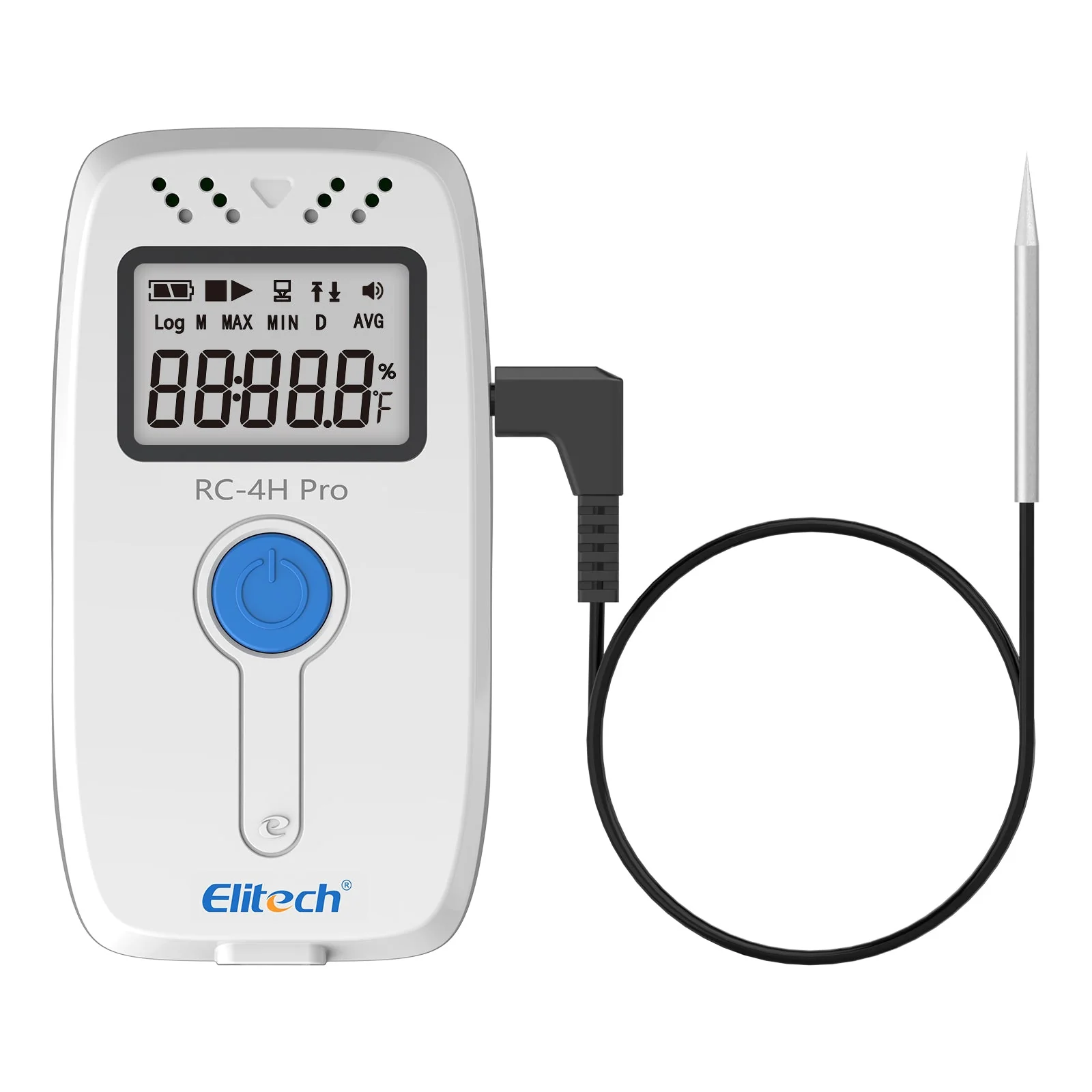 Elitech PDF USB Digital Temperature Data Logger Reuseable Recorder DDL 64000 Points High Accuracy, Shadow Data, Built-in Buzzer, Auto PDF CSV Report, Windows/MacOS Software, RC-4 Pro, RC-4H Pro - Image 7