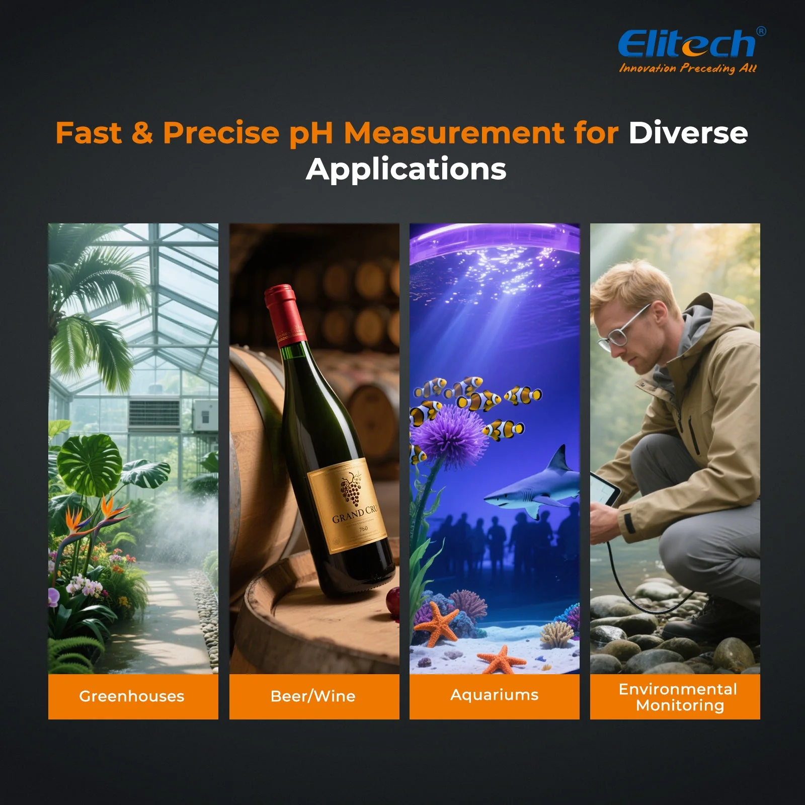 Elitech pH Pen Meter with Calibration Supplies,Reliable Digital Tester for pH, Temperature in Growing Solutions, Optimal Plant Health and Yield - Image 5