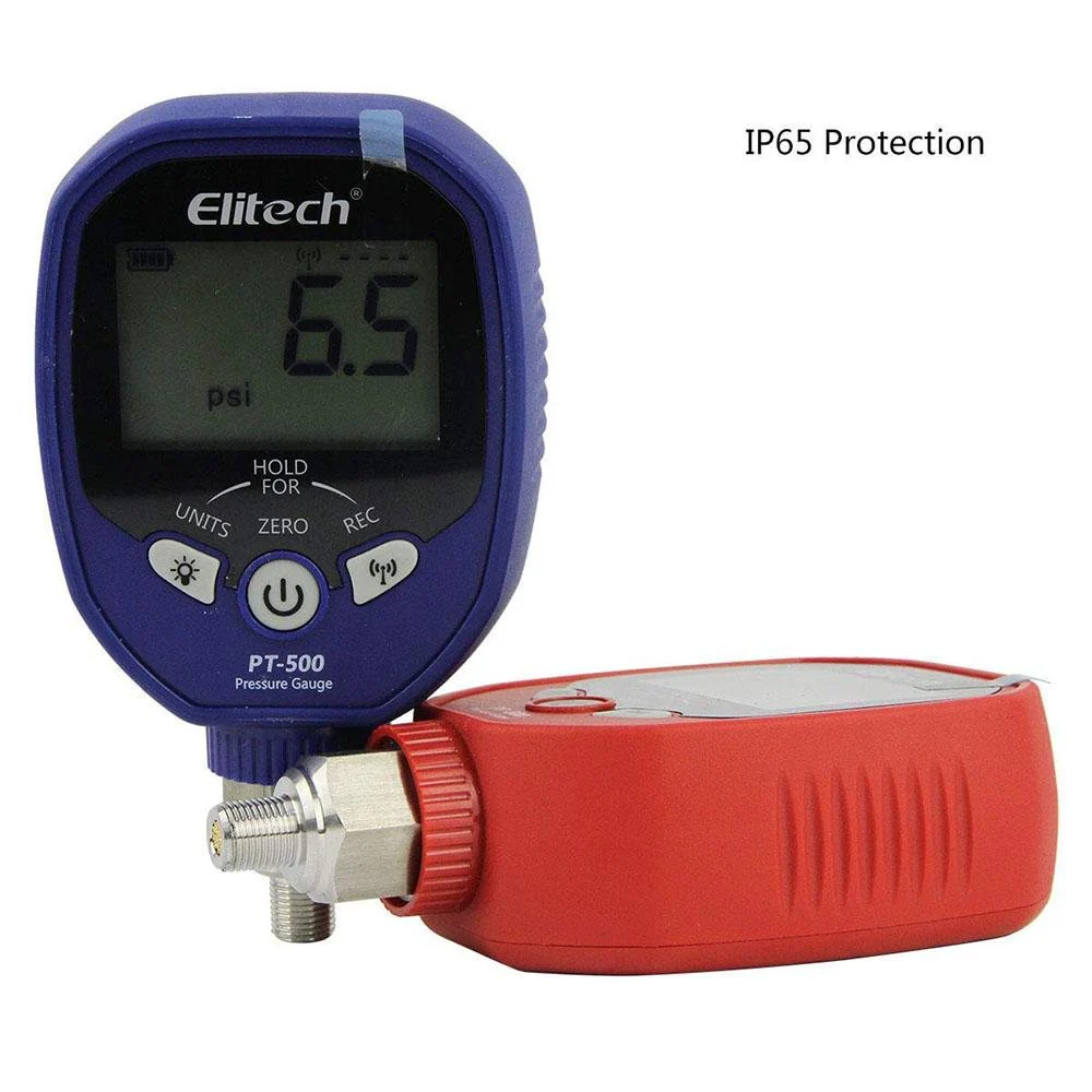 Elitech PT-500&PT-800 Pro Wireless HVAC Digital Manifold Gauge with 59'' Charging Hoses - Image 5
