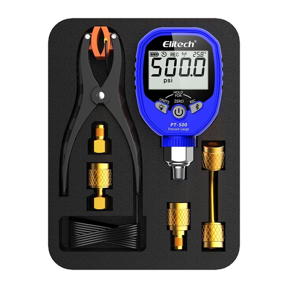 Elitech PT-500 Wireless HVAC Pressure Gauge Temperature Clamp - Image 3