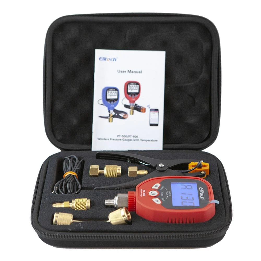 Elitech PT-800 Wireless HVAC Pressure Gauge Temperature Clamp - Image 5