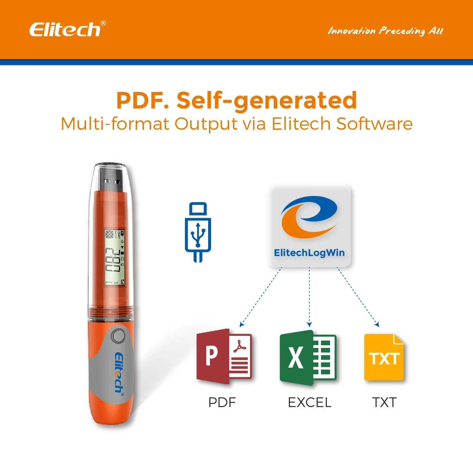 Elitech RC-51H USB Temperature and Humidity Data Logger Pen-styled Auto PDF  32000 Points - Image 3