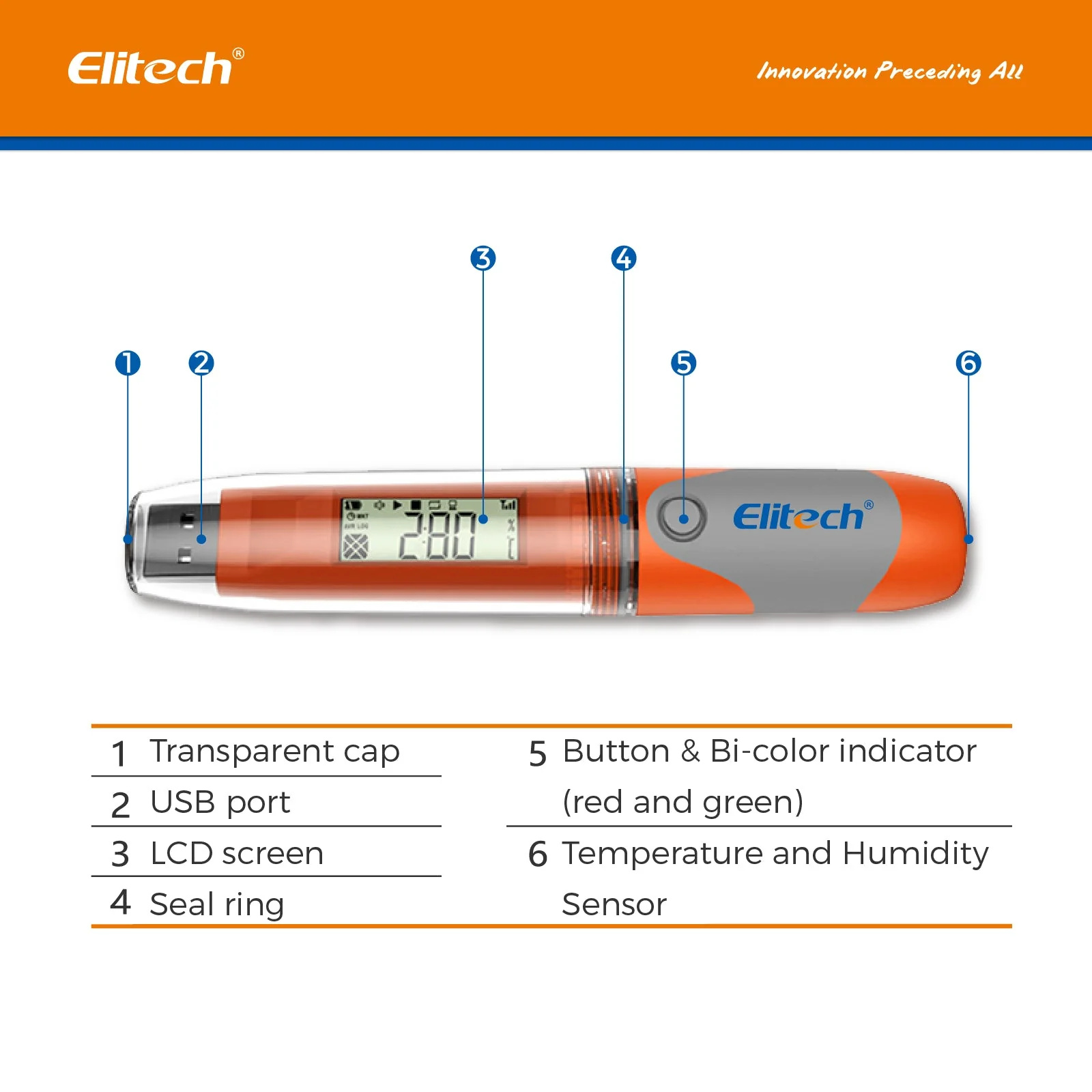 Elitech RC-51H USB Temperature and Humidity Data Logger Pen-styled Auto PDF  32000 Points - Image 4
