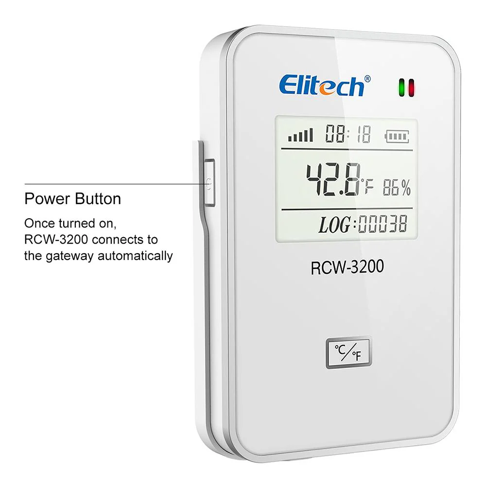 Elitech RCW-3000 & RCW-3200 WiFi 4G Wireless Temperature Humidity Data Logger and Transceiver Monitor System with Cloud and Mobile App - Image 11