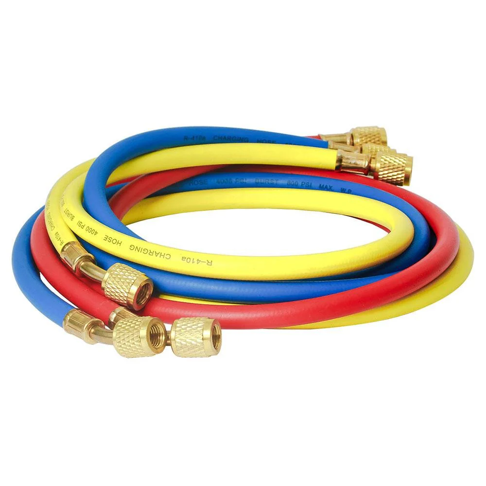 Elitech Refrigerant Charging Hoses Set, 1/4''Fitting - Image 7