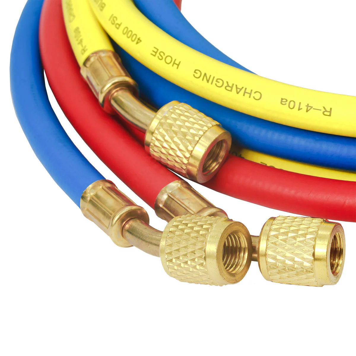 Elitech Refrigerant Charging Hoses Set, 1/4''Fitting - Image 8