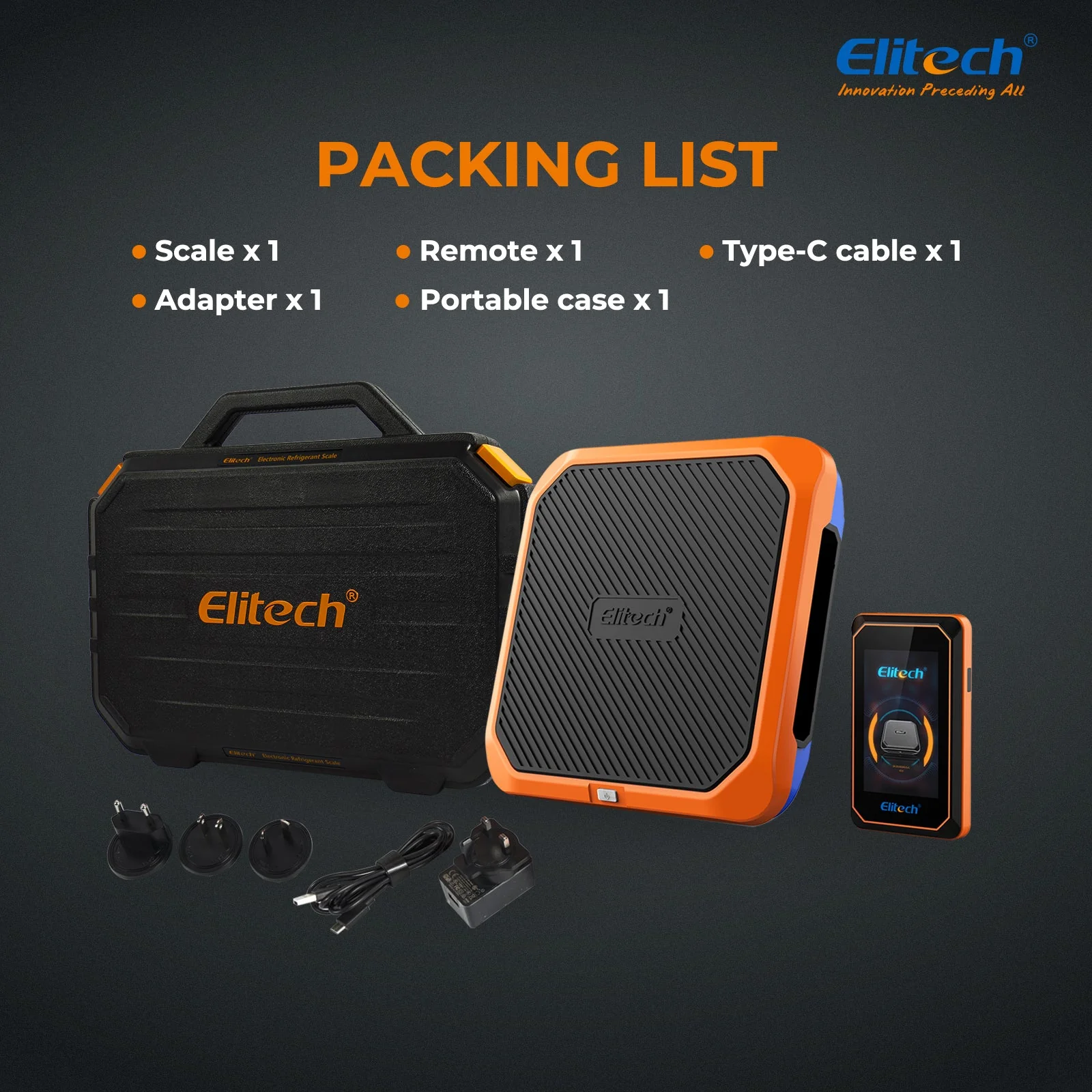 Elitech SRL-100 Intelligent HVAC Refrigerant Scale Lightweight Ultra Thin Maximum weight: 220lb (100kg) - Image 8