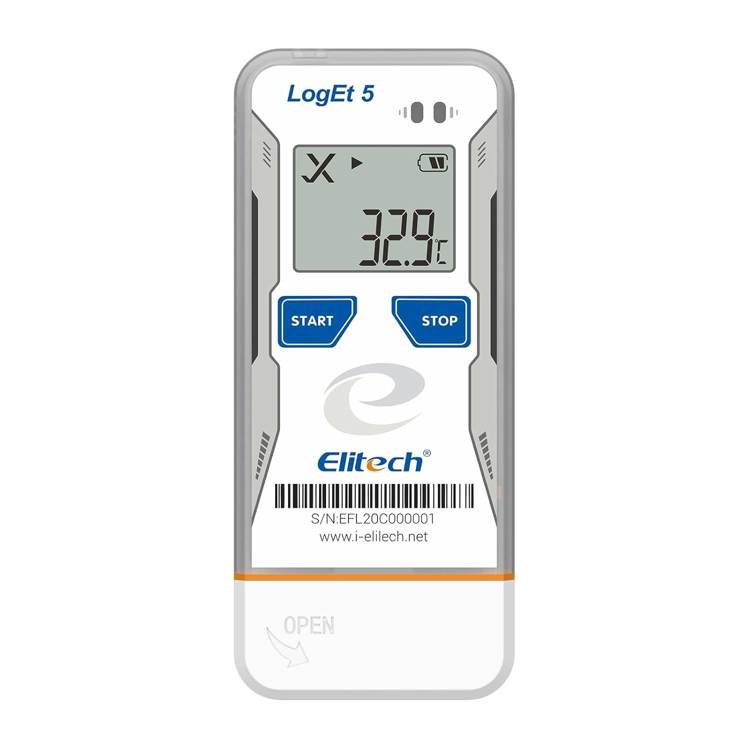 Elitech USB Digital Data Logger with Temperature Humidity External Probe Reusable Recorder with Shadow Data 32000 Points, Auto PDF/CSV Report, for Windows/MacOS, Refrigerator Thermometer LogEt5THE - Image 9