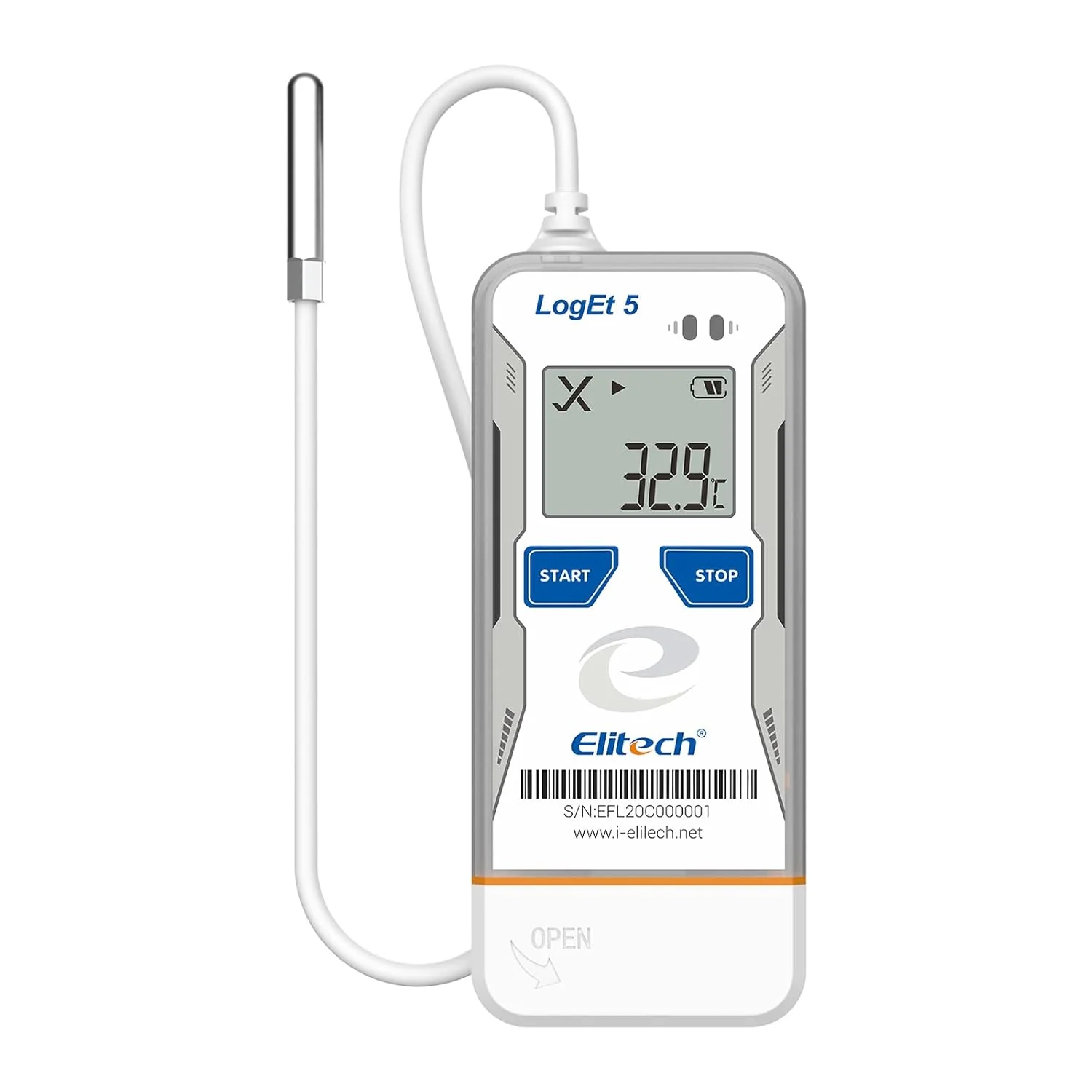 Elitech USB Digital Temperature Data Logger with External Probe Reusable Recorder with Shadow Data 32000 Points , Auto PDF/ CSV Report, for Windows/MacOS, Refrigerator Thermometer LogEt5TE - Image 13