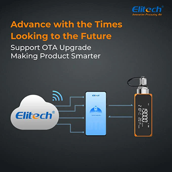 Elitech Vacuum Microns Digital Microns Gauge HVAC Refrigerant Vacuum Tester 1/4",  VGW-Mini - Image 3
