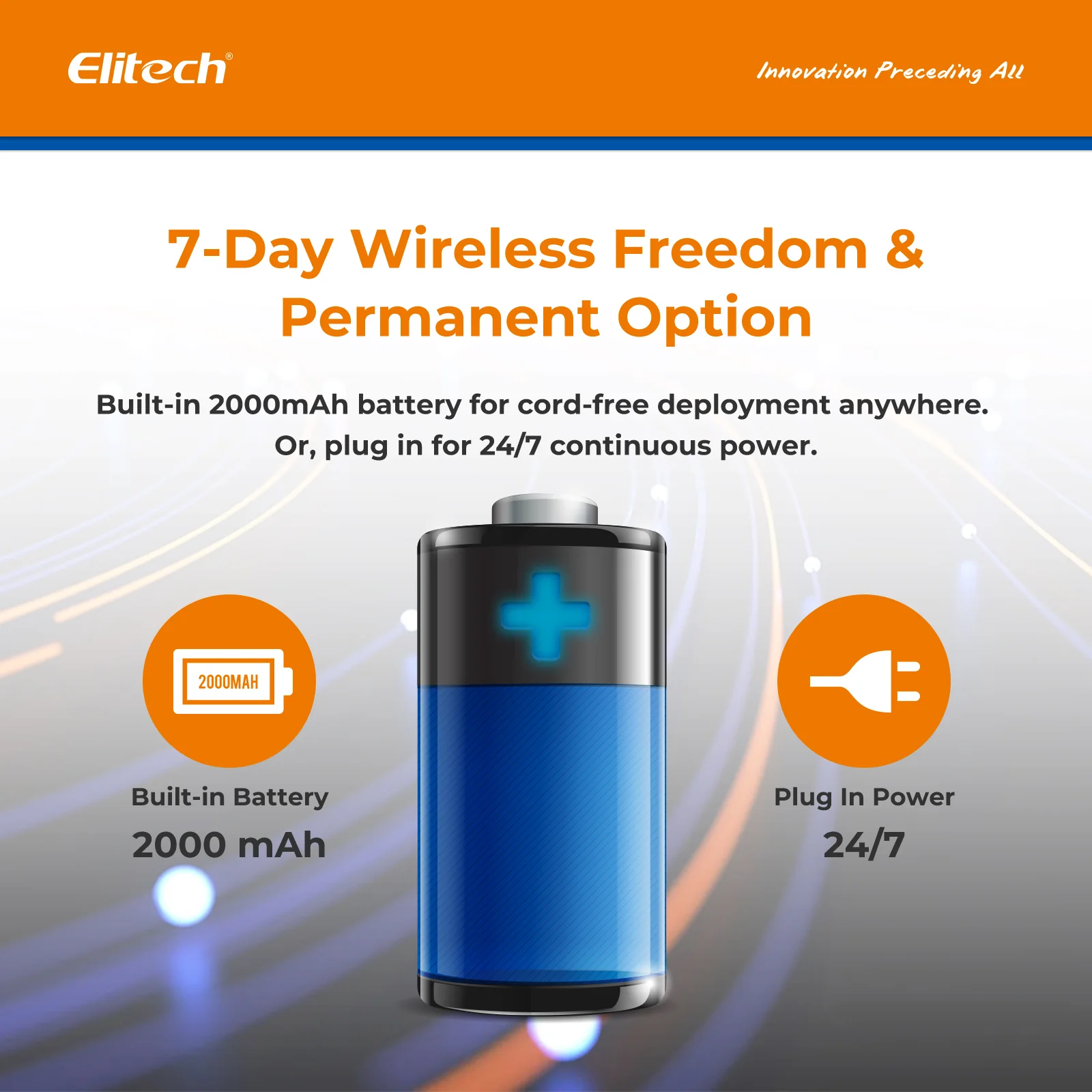 Elitech WiFi Real-time Temperature Humidity Data Logger Water Leak Detector, SMS/Email/APP Alert, Cloud Data Storage, 10M Patch Cord, RCW-800W-WI(-40~176℉, : 0~100%RH) - Image 5