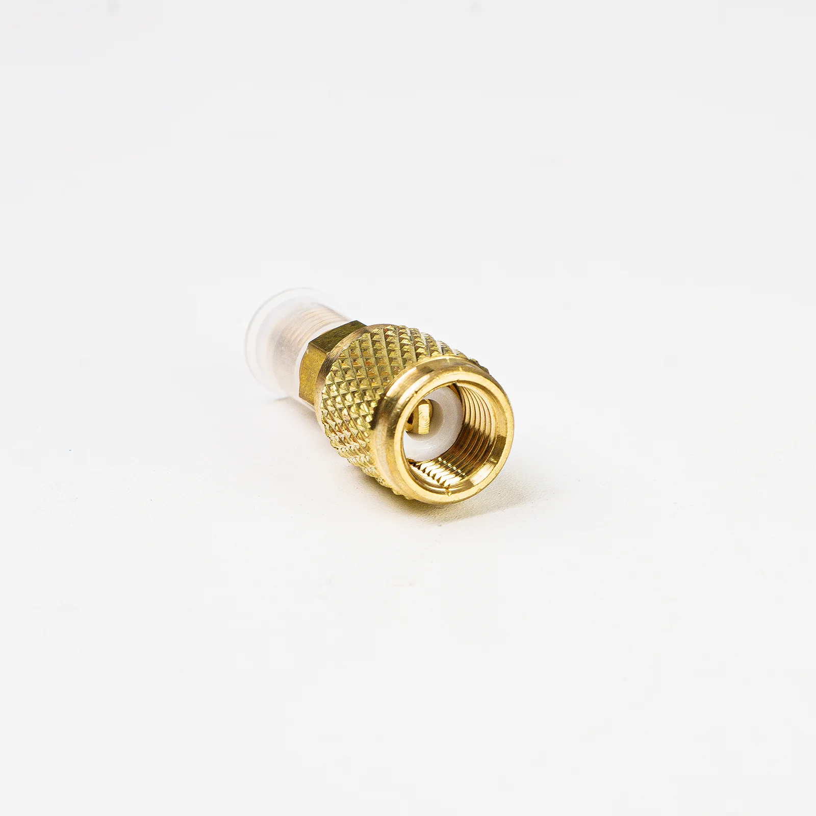 Elitech  HVAC Brass Fitting Adapter Reducer,  1/4" SAE Female to 5/16" SAE Male, Leak-Proof Refrigerant Connector for R410A R22 R134A Mini Split Air Conditioner Systems (pack of 5) - Image 3