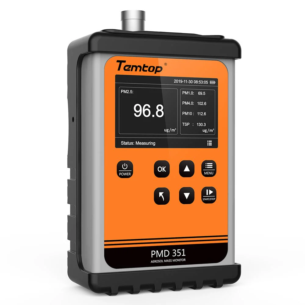 Temtop Handheld Particle Counter Particulate Meter for PM1.0/PM2.5/PM4.0/PM10/TSP PMD 351 - Image 11