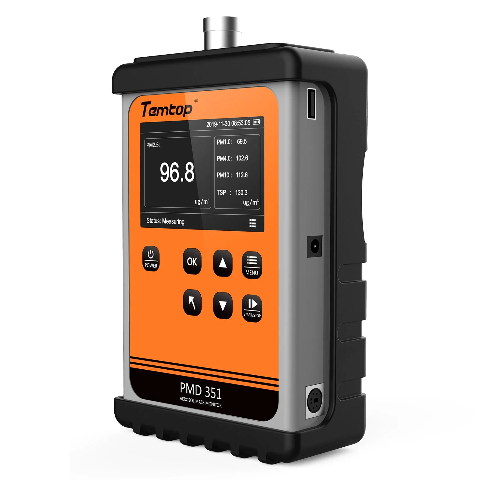 Temtop Handheld Particle Counter Particulate Meter for PM1.0/PM2.5/PM4.0/PM10/TSP PMD 351 - Image 12