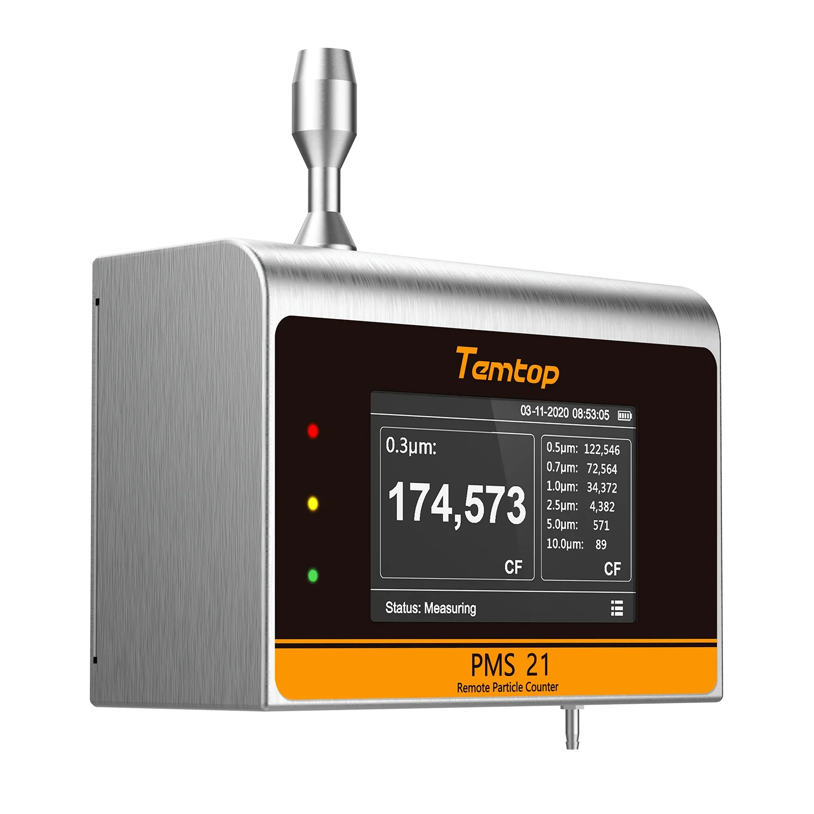 Temtop PMS 21 High Precision Remote Particle Counter - Image 3