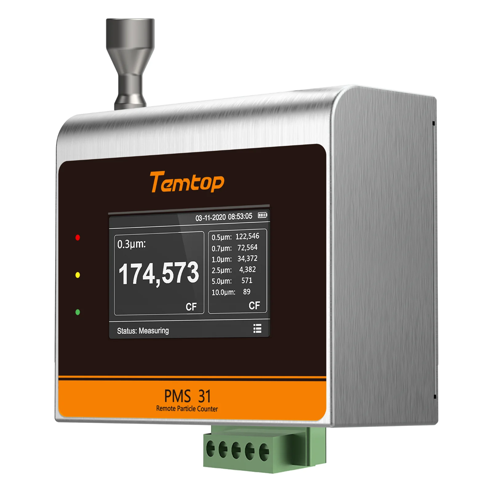 (Pre-order)Temtop PMS 31 High Precision Remote Particle Counter for High-Purity Monitoring - Image 3